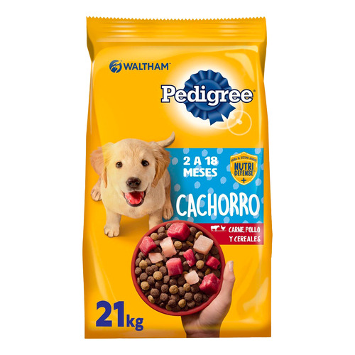 Alimento Pedigree Sano Crecimiento para perro cachorro todos los tamaños sabor mix en bolsa de 21 kg