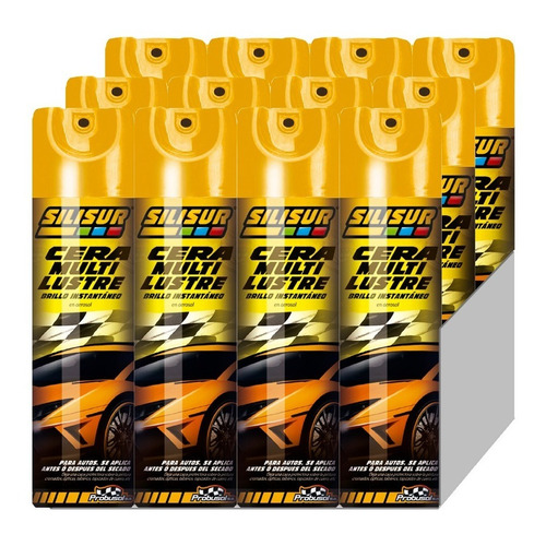 Cera Multilustre Brillo Final En Aerosol 350grs Pack 12un