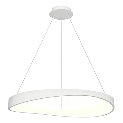 Lampara Colgante Noruega Led Cct Diseño Blanco Luz Desing Blanco