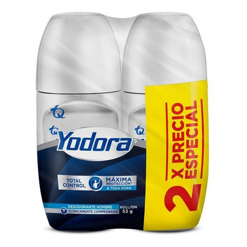 Desodorante Yodora Roll On X2