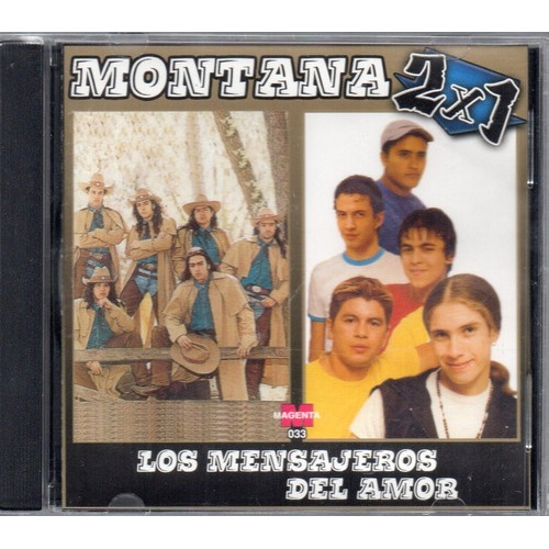 Cd Magenta 2 X 1 Montana Y Los Mensajeros Del Amor