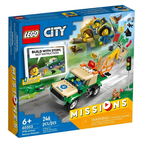 Bloques Para Armar Lego City Misiones De Rescate De Animales