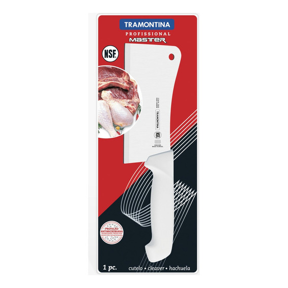 Tramontina Professional 24624186 cuchillo taquero hachuela color blanco