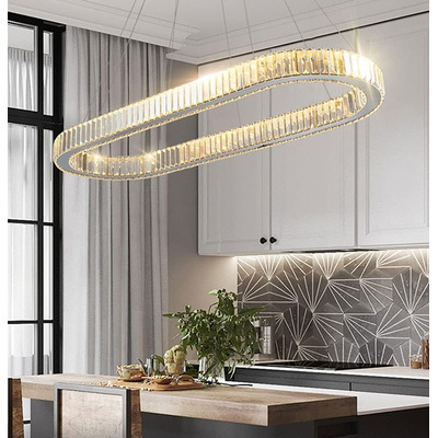 Colgante Led Cristal Alta Calidad G43 Control Remoto Tz