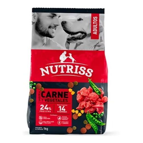 Nutriss Adultos Carne Y Vegetales - 30 Kg