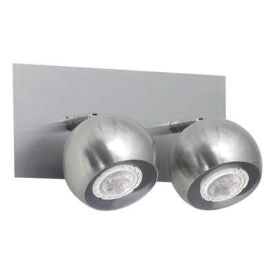 Aplique Movil Spot Gu10 9cm Base24x11cm Platil 1870/2p  Plateado