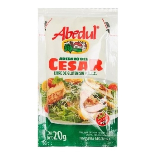 Aderezo Cesar Pouch Abedul (caja De 108 Unidades X 20 Gr)