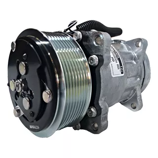  Compressor De Ar Sanden 7h15 12v 4864 Polia 8pk 8 Orelhas