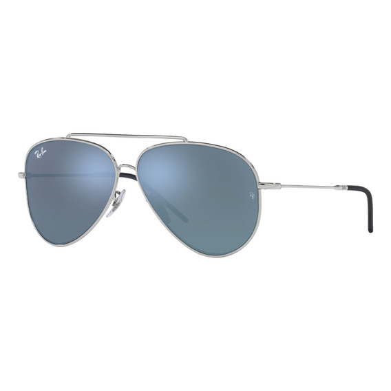 Gafas De Sol Aviator Reverse Silver Espejados Ray-ban Color Plateado - L