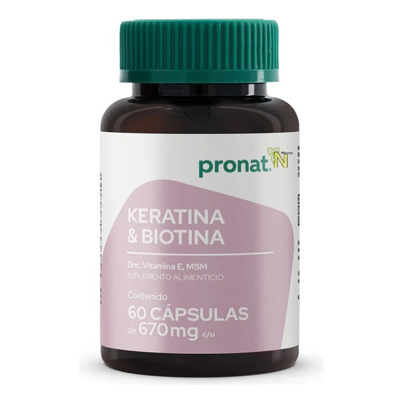 Keratina Y Biotina (60 Caps) Pronat