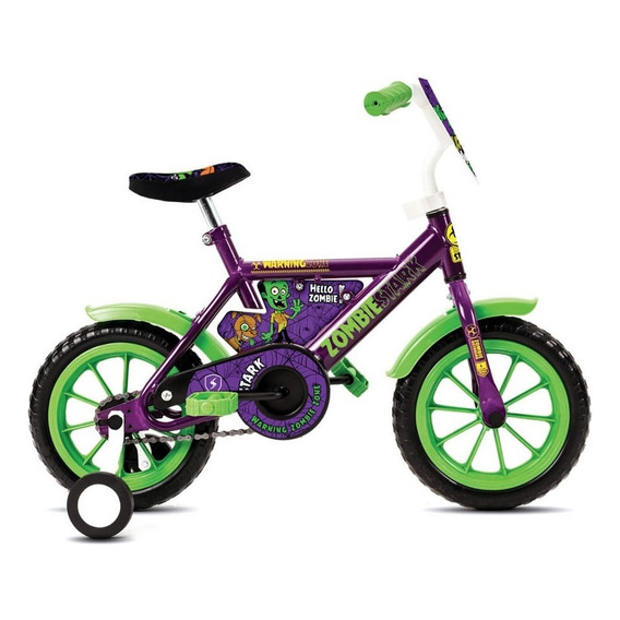 Bicicleta Rodado 12 Stark Zombies Infantil Rueditas