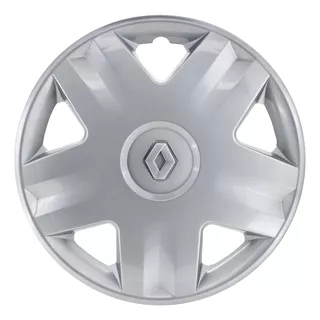 Tasa 14 Pulgadas Renault Clio 2 Kangoo 2002 2005 C/logo Gris