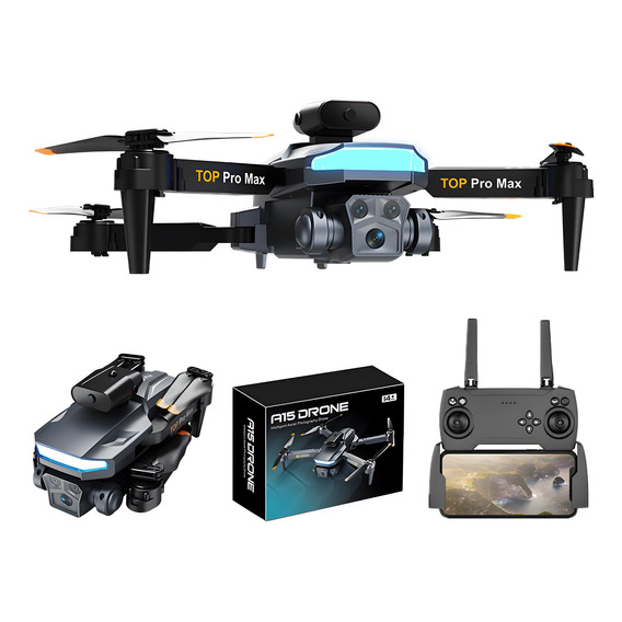 Mini Drone A15 Pro Con Cámara Y Motores Brushless 2 Baterías