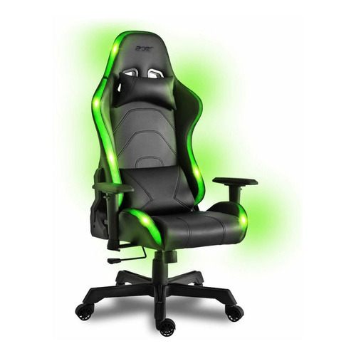 Silla Gamer Acer Energy-gc1100 Led Reclinable Soporta 150kg Color RGB Material del tapizado Cuero sintético