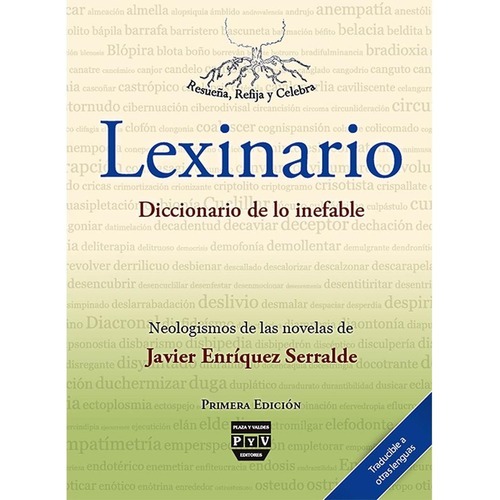 Lexinario Diccionario De Lo Inefable, De Enríquez Serralde , Javier.. Editorial Plaza Y Valdes, Tapa Pasta Blanda, Edición 1 En Español, 2013