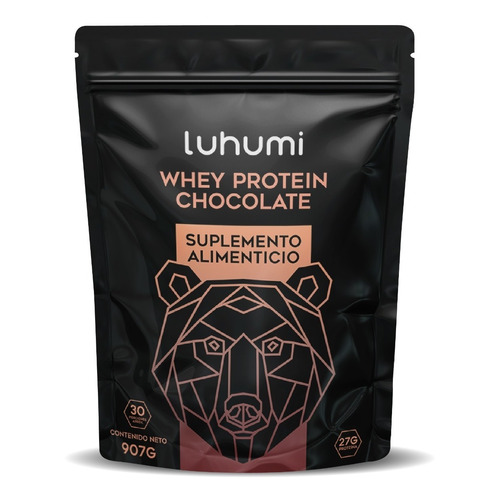 Suplemento Whey Protein Suero De Leche Luhumi Chocolate 2lb