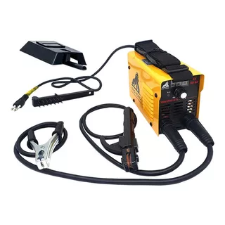 Maquina Solda Inversora Mini 219 Eletrodo Tig Elétrica King Cor Amarelo 220v