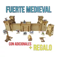Castillo Fuerte Medieval Fibrofacil Mdf Incluye Adicionales