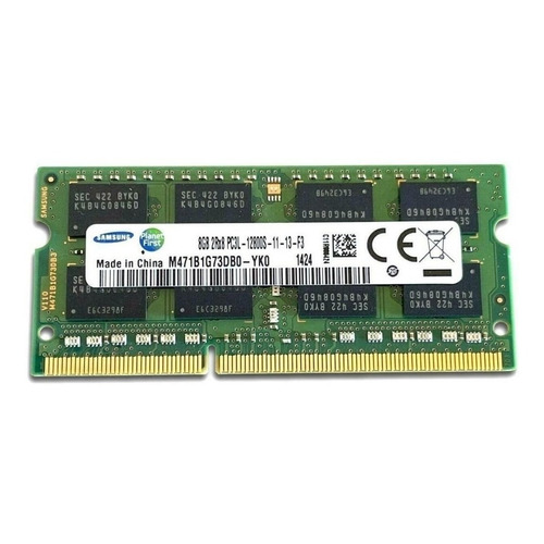 Memoria RAM color verde 8GB 1 Samsung M471B1G73QH0-YK0