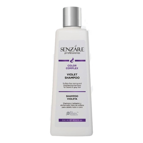  Senzare Shampoo Violet 300ml  Matizador Sin Sulfatos