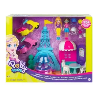 Polly Pocket Perfeitamente Paris Com Veículo Mattel Gkl61