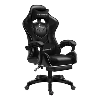 Silla Gamer Junglefrog Original Con Masajeador Y Reposa Pies