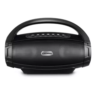 Alto Falante Mondial Monster Sound Ii Sk-07 Portátil Com Bluetooth Preto Bivolt 110v/220v