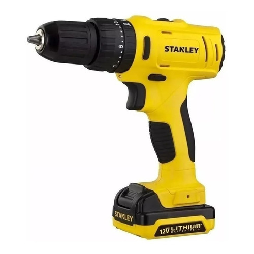 Taladro percutor atornillador inalámbrico de 10mm Stanley SCH12S2KA 12V 220V 50Hz