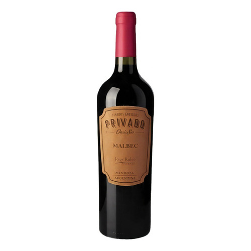 Jorge Rubio PRIVADO Oasis Sur Vino Privado Oasis Sur Malbec 750 Ml - Tinto - Malbec - 750 mL - Botella - Unidad - 1