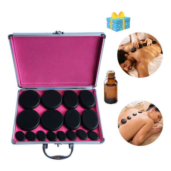 Kit Completo Piedras Calientes Calentador Eléctrico +aceite