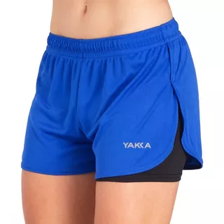 Short Running Con Calza Mujer Deportivo Gym Yakka