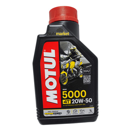 Aceite para motor Motul 5000 20W-50 para motos y cuatriciclos