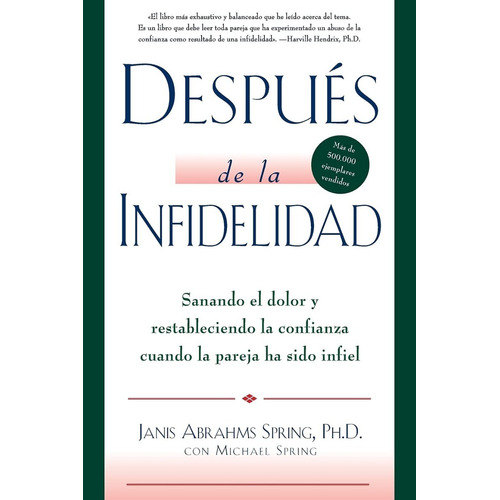 Despu S De La Infidelidad - Dr Janis A Spring