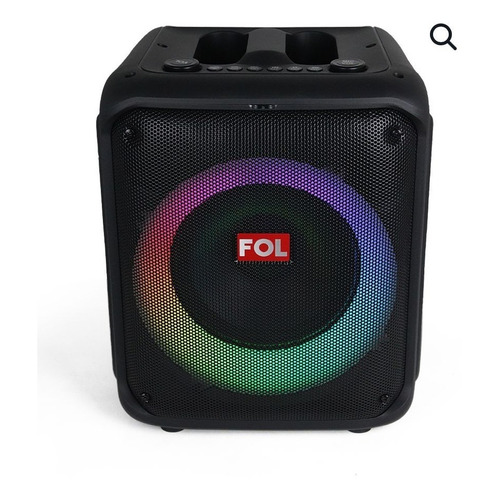 Bafle Bocina Fol Fs-l1208 Bluetooth Usb 8 Pulgadas Radio Fm PARTY BOX Negro