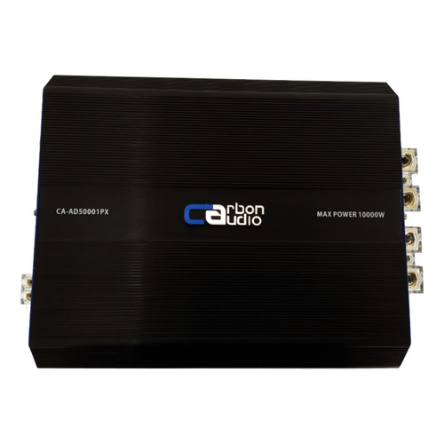 Amplificador Carbón Audio Misil Nano 1 Ch Clase D 5000w Rms Color Negro