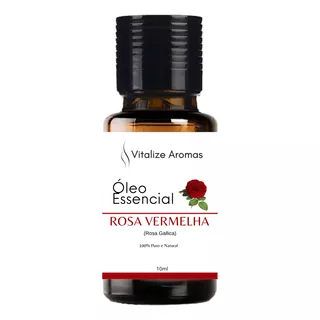 Óleo Essencial De Rosas 10ml 100% Puro E Natural 