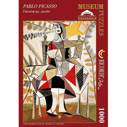La Dama En El Jardin Picasso Rompecabezas 1000 Pz Ricordi