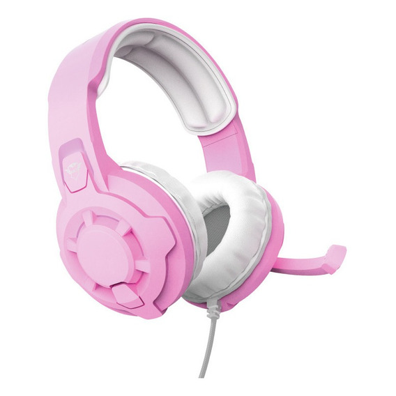 Auriculares Gamer Trust Radius Gxt 411 Pc Ps4 Ps5 Xbox Cta Color Rosa Color de la luz Sin color