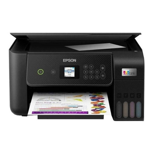 Impresora a color  multifunción Epson EcoTank L3260 con wifi negra 110V