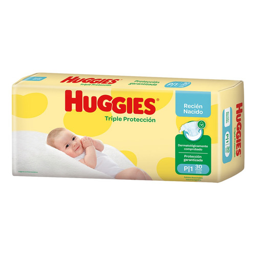 Pañales Huggies Triple Protección  P