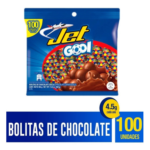 Chocolatina Jet Gool Balones Bolsa X 10 - kg