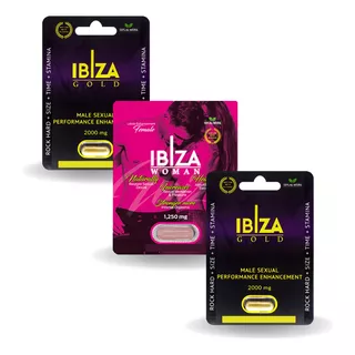 3 Piezas Ibiza Gold + Woman Pastilla Original 100% Natural!