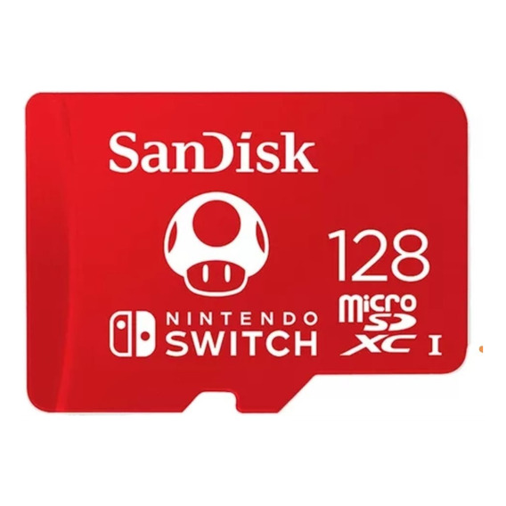 Memoria Micro Sd, Sandisk 128gb Para Nintendo Switch