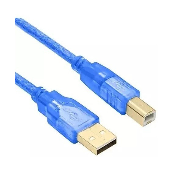 Cable Usb 2.0 Para Impresora 3.0 Metros Blindado Con Filtro