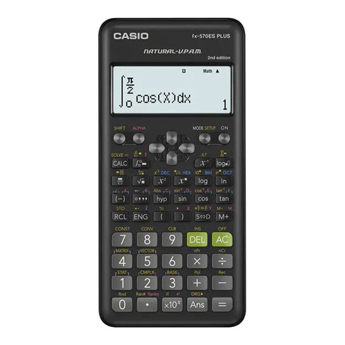Calculadora Cientifica Casio Fx-570 Ing/esp Relojesymas Color Negro