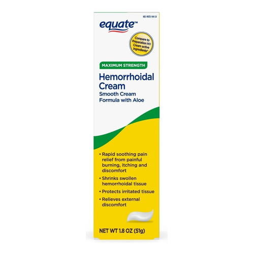 Equate Crema Aloe Y Vitamin E Hemorroides Importada