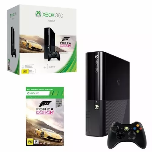 Console Xbox 360 500GB + Controle sem fio + Jogo Forza Horizon 2