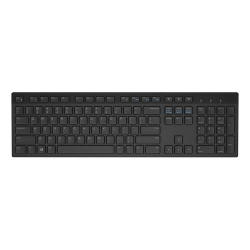 Teclado Dell KB216-BK-LTN QWERTY español color negro