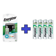 Cargador Energizer Pro Mas Baterias Aa Recargables Combo