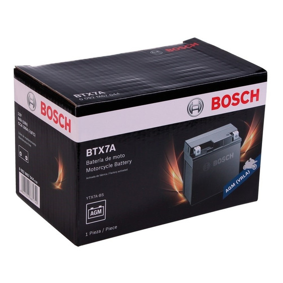 Bateria Moto Bosch Btx7a Ytx7a-bs Zanella Ztt 200 -